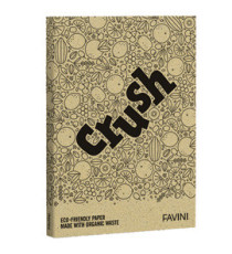 Carta Crush - A4 - 250 gr - oliva - Favini - conf. 50 fogli