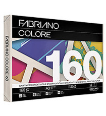 Carta Fabriano Colore - A3 - 160 gr - colori tenui avorio - Fabriano - conf. 125 fogli