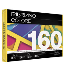Carta Fabriano Colore - A3 - 160 gr - colori tenui cedro - Fabriano - conf. 125 fogli