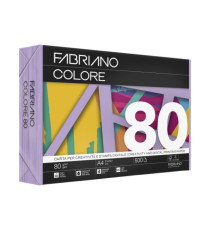 Carta Fabriano Colore - A4 - 80 gr - colori forti violetto - Fabriano - conf. 500 fogli
