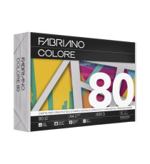 Carta Fabriano Colore - A4 - 80 gr - colori tenui grigio - Fabriano - conf. 500 fogli