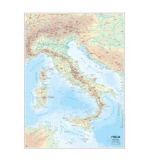Carta geografica Italia - scolastica - murale - Belletti