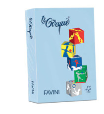 Carta Le cirque - A3 - 80 gr - azzurro pastello 106 - Favini - conf. 500 fogli