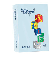 Carta Le Cirque - A4 - 160 gr - celeste pastello 101 - Favini - conf. 250 fogli