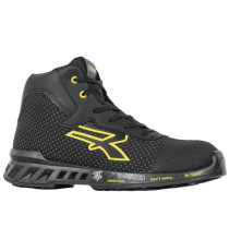 Calzatura di sicurezza Joe - S3 SRC CI ESD RedLeve - numero 37 - nero/giallo - U-Power