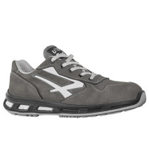 Calzatura di sicurezza Kick S3 - pelle nabuk naturale - taglia 48 - grigio - U-Power