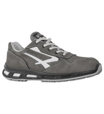 Calzatura di sicurezza Kick S3 - pelle nabuk naturale - taglia 48 - grigio - U-Power