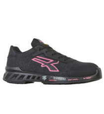 Calzatura di sicurezza Michelle - S1PS FO SR ESD RedLeve - numero 35 - nero/rosa - U-Power