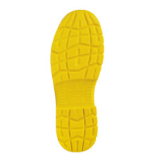 Calzatura di sicurezza Rimini 4 S1P SRC - pelle scamosciata perforata - numero 39 - beige/giallo - Deltaplus