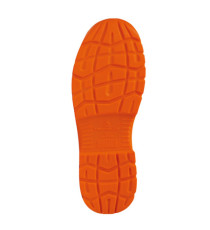 Calzatura di sicurezza Rimini 4 S1P SRC - pelle scamosciata perforata - numero 46 - blu/arancio - Deltaplus
