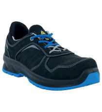 Calzatura di sicurezza Rossi S3S SR - numero 41 - nero/blu - Deltaplus