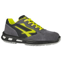 Calzatura di sicurezza Yellow S1P SRC - nylon/pelle scamosciata - grigio/giallo - taglia 42 - U-Power