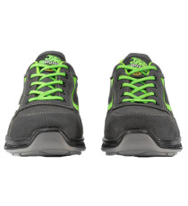 Calzatura di sicurezza Yoda S3 SRC Red Lion - pelle nabuk idrorepellente - numero 42 - grigio scuro/verde - U-Power