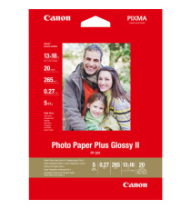 Canon - Carta fotografia lucida PP-201 II Plus - 5 x 7  - 20 Fogli - 2311B018