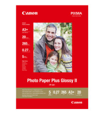 Canon - Carta fotografica Plus Glossy II PP-201 A3+ - 20 Fg - 265gr - 2311B021