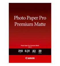Canon - Carta fotografica Premium Matte PM-101 - A3 - 20 Fogli - 8657B006