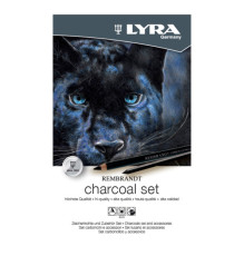 Carboncini in matita e stick di qualità Rembrandt Charcoal Set - Lyra - astuccio metallo
