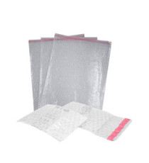 Busta trasparente - a bolle d'aria - con chiusura adesiva - 40 x 50 cm - conf. 100 pezzi