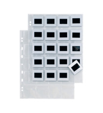 Buste forate Atla F Dia 20 - 22 x 30 cm - PP - porta diapositive 20 spazi 5,5 x 5,5 cm - liscio - Sei Rota - conf. 10 pe
