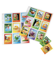 Buste forate Atla K  - 21 x 29,7 cm - PP - porta figurine - 9 tasche - liscio - Sei Rota - conf. 10 pezzi