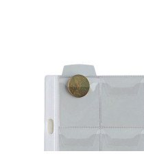 Buste forate Ercole - PVC liscio - 21 x 29,7 cm - porta monete - 30 tasche - Sei Rota - conf. 10 pezzi