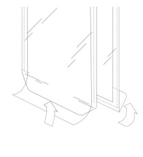 Buste Porta Avvisi Appendicartello - PVC - 23 x 33 cm - trasparente - Sei Rota - conf. 10 pezzi
