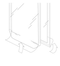 Buste Porta Avvisi Appendicartello - PVC - 23 x 33 cm - trasparente - Sei Rota - conf. 10 pezzi