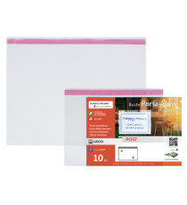 Buste porta avvisi orizzontali - A3 - 42 x 30 cm - trasparente - Sei Rota - conf. 10 pezzi