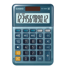 Calcolatrice da tavolo MS-120EM - 12 cifre - blu - Casio