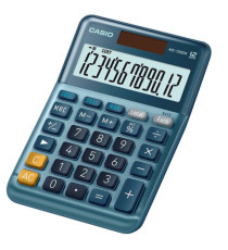 Calcolatrice da tavolo MS-120EM - 12 cifre - blu - Casio
