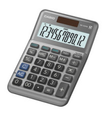 Calcolatrice da tavolo MS-120FM - 12 cifre - grigio - Casio
