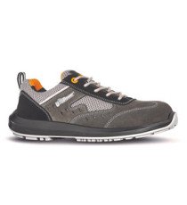 Calzatura di sicurezza Brezza S1P SRC Rock&Roll - pelle scamosciata morbida - numero 38 - grigio - U-Power