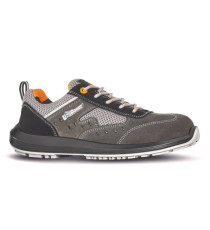 Calzatura di sicurezza Brezza S1P SRC Rock&Roll - pelle scamosciata morbida - numero 41 - grigio - U-Power