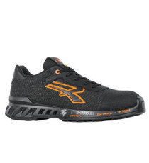 Calzatura di sicurezza Bruce - S1PS FO SR ESD - numero 37 - nero/arancione - U-Power