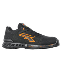Calzatura di sicurezza Bruce - S1PS FO SR ESD - numero 38 - nero/arancione - U-Power