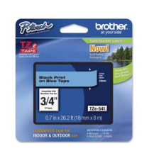 Brother - Nastro - Nero/Blu - TZE541 - 18mm x 8mt