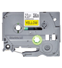 Brother - Nastro - Nero/Giallo - TZE631S - 12mm x 4mt