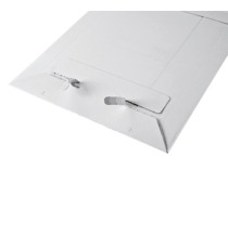 Busta a sacco - in cartone - chiusura autoadesiva - 210 x 265 x 30 mm - bianco - Colompac