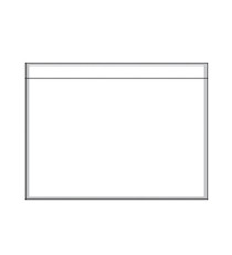 Busta adesiva portadocumenti - senza stampa - C4 (32 x 25 cm) - carta - trasparente - Eco - Starline - conf. 250 pezzi