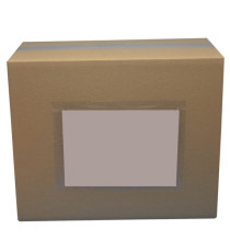 Busta adesiva portadocumenti - senza stampa - DL (22,8 x 12 cm) - carta - trasparente - Eco - Starline - conf. 250 pezzi