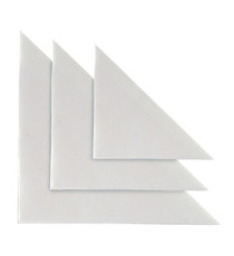 Busta autoadesiva TR 17 - triangolare - PVC - 17 x 17 cm - trasparente - Sei Rota - conf. 10 pezzi