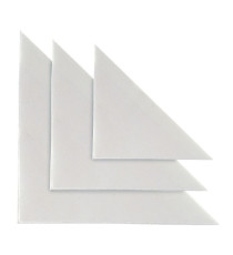 Busta autoadesiva TR 17 - triangolare - PVC - 17 x 17 cm - trasparente - Sei Rota - conf. 10 pezzi