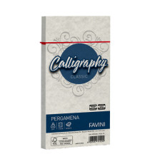 Busta Calligraphy Pergamena - 110 x 220 mm - 90 gr - perla 10 - Favini - conf. 25 pezzi
