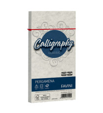 Busta Calligraphy Pergamena - 110 x 220 mm - 90 gr - perla 10 - Favini - conf. 25 pezzi