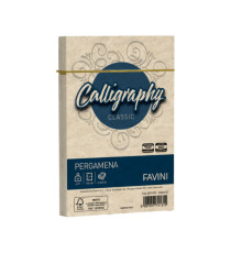 Busta Calligraphy Pergamena - 120 x 180 mm - 90 gr - sabbia 02 - Favini - conf. 25 pezzi