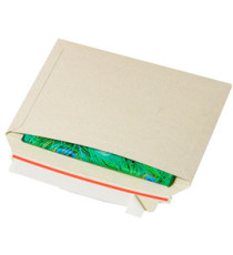 Busta Cart Grass - A4+ - 34,3 x 24 x 2,5 cm - cartoncino teso - grigio - Bong Packaging - conf. 100 pezzi