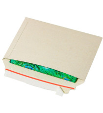 Busta Cart Grass - A5 - 22,4 x 17 x 2,5 cm - cartoncino teso - grigio - Bong Packaging - conf. 200 pezzi