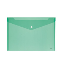 Busta con bottone - A6 - PP - colori assortiti - Lebez