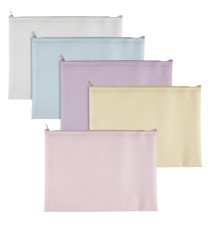 Busta con zip Bubble - 31,5 x 24,5 cm - EVA - colori pastello assortiti - Sei Rota