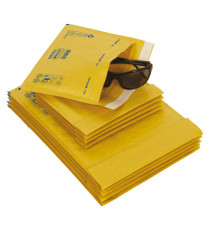 Busta imbottita Sacboll - B (14 x 27 cm) - carta - avana - Blasetti - conf. 10 pezzi